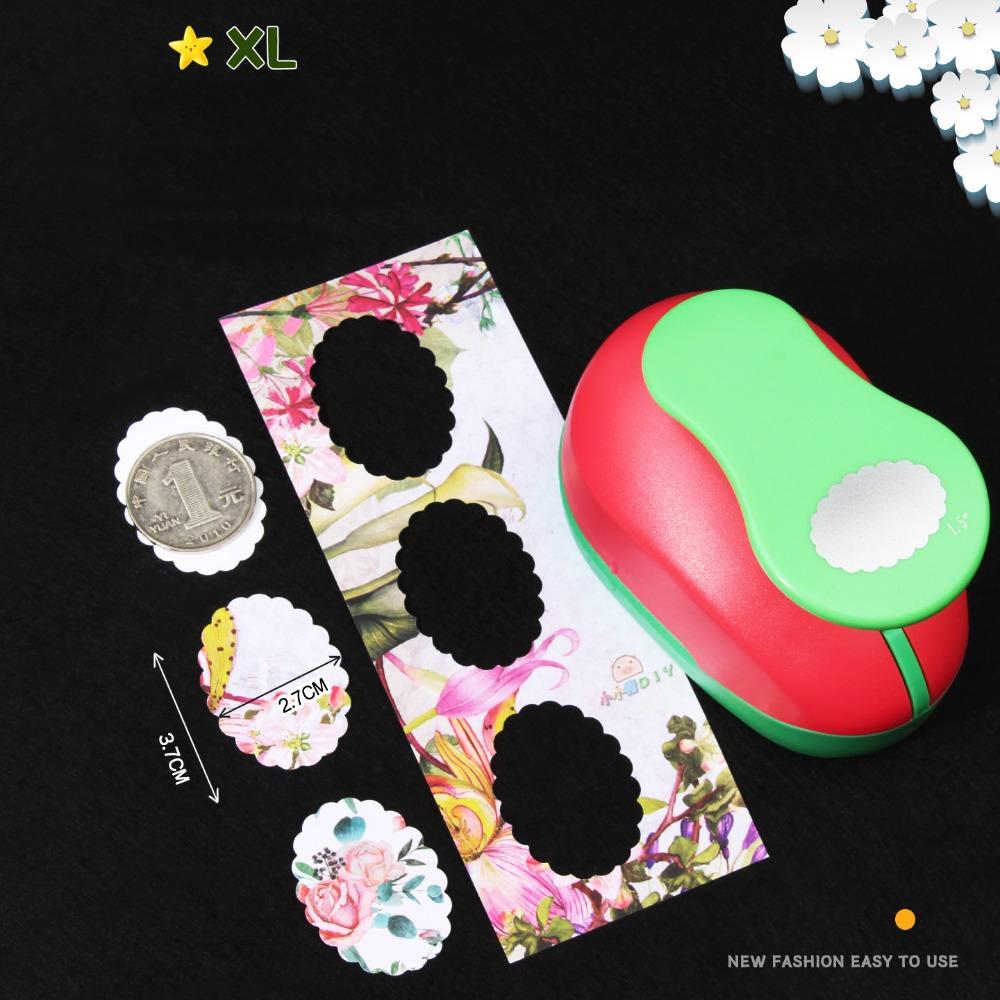 DIY Crafts Stamp Border Punch Handmade Embosser Stamp Shape Punch Portable Labor-saving Stamp Embossing Machine