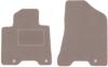 Beige Front Floor Mats For: Hyundai Tucson III SUV (2015-)