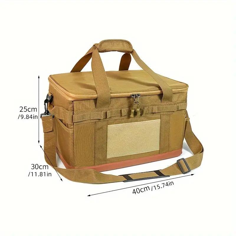 Outdoor Camping Storage Bag BBQ Picnic Extra Hard Anti-collision Bag Multifunctional Meal Kitchenware Set Pot Large Capacity Finishing Bag