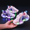 2025 Autumn Cartoon Princess Rotating Mesh Anime Luminous Girls' Sports Shoes