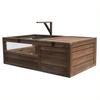 Tortoise Enclosure - BF31 - 97 X 57 X 51 Cm - Weather-resistant Wood - Hinged Roof, Lamp Hook