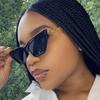 Vintage Cat Eye Sunglasses Women Luxury Brand Fashion Large Frame Metal Sun Glasses Men Trendy UV400 Eyewear