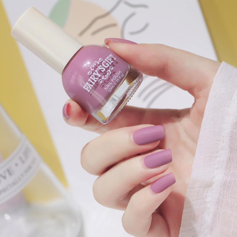 

Новый матовый нюдовый быстросохнущий лак для ногтей с эффектом морозного стекла - Стойкий, не отслаивается, не выцветает Regular Size