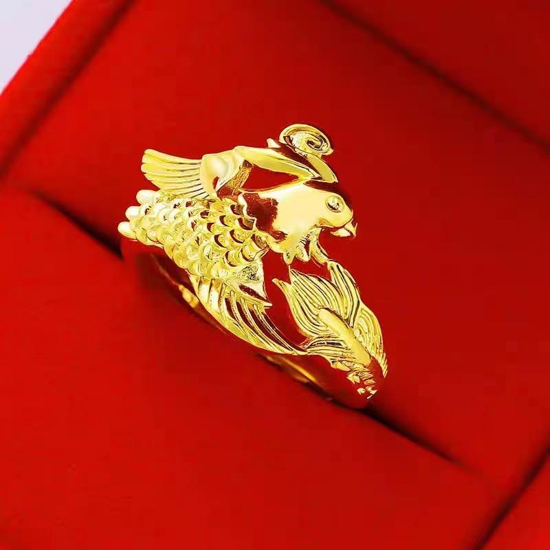 

Регулируемые стильные кольца для пар с драконом и фениксом, идеально подходящие для подарков и особых случаев Phoenix Ring