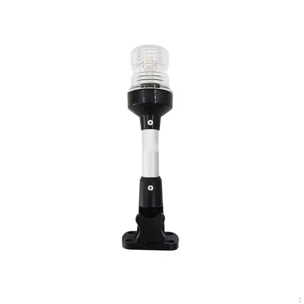 Marine LED Navigation Light Ribbed Lens Two Mounting Holes 12 Inch