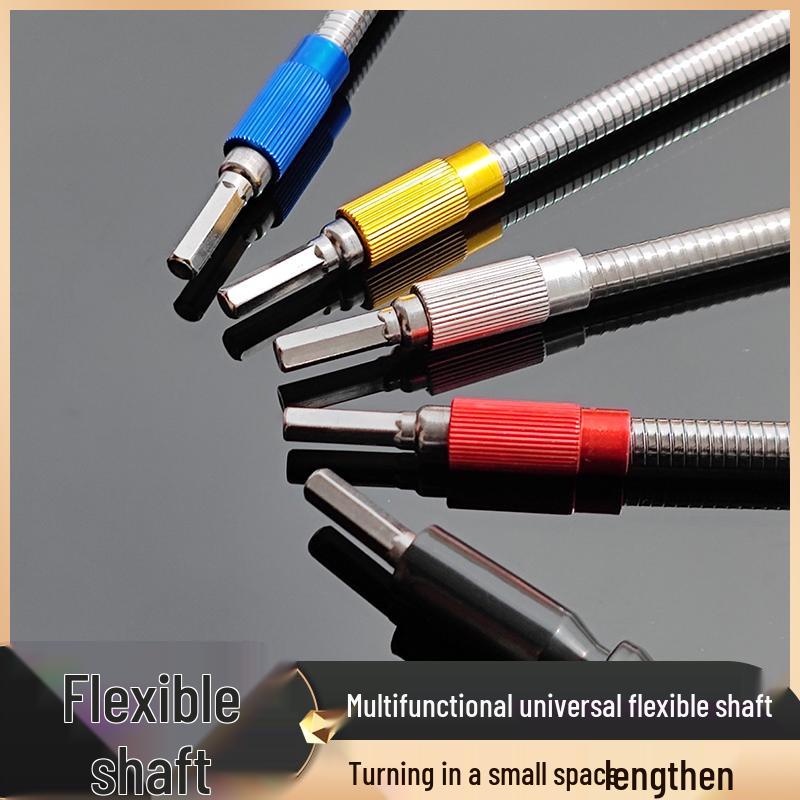 Metal Soft Shaft Bit Extension Multi-Angle Drill Screwdriver Adapter