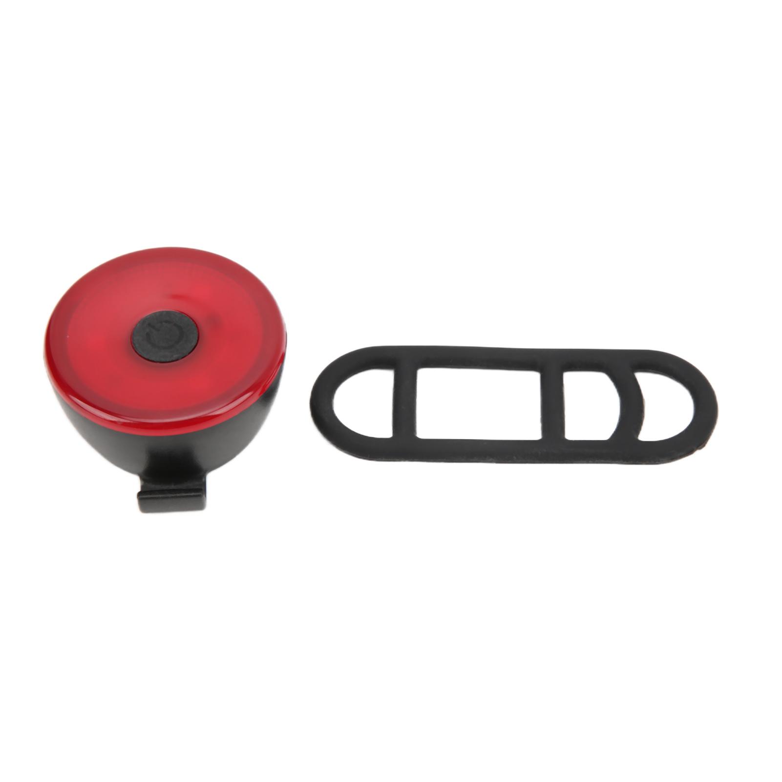 Bike Rear Light Waterproof Multifunctional Battery Powered Bicycle LED Warning Light