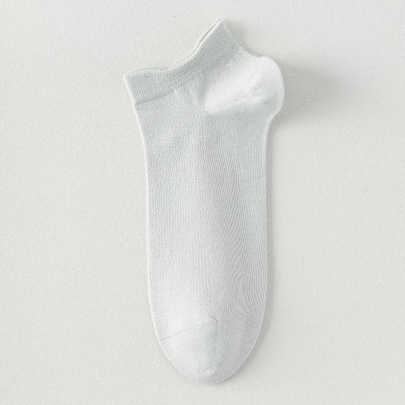 Women's Cotton Summer Lightweight Antibacterial and Deodorant Cotton Socks with Mesh Ventilation for Good Moisture Absorption