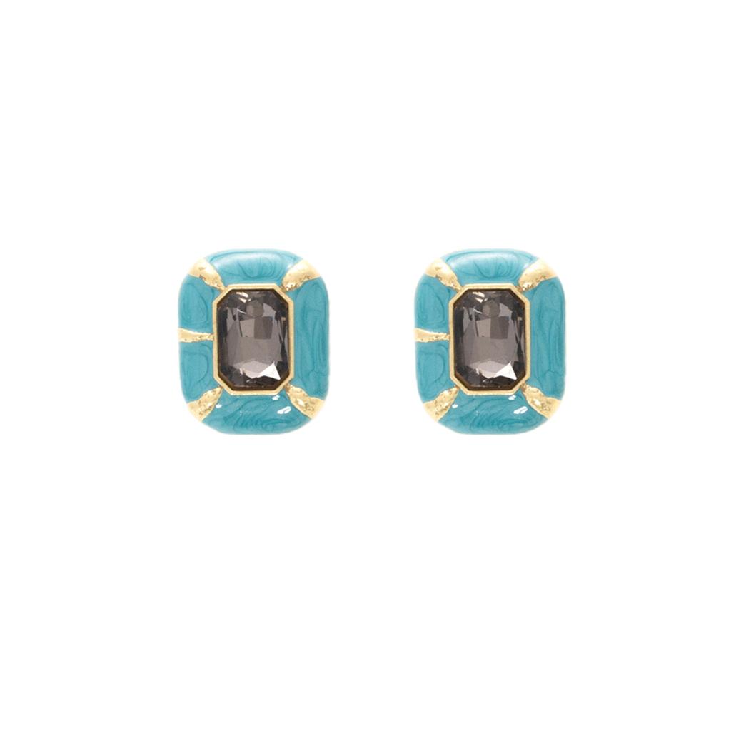 Retro Light Luxury High-End E-Commerce Jewelry Devil'S Eye Long Gold Women'S Necklace Earrings