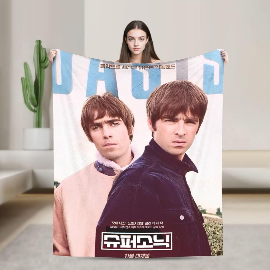 Ossis Band Warm Blankets  Picnic Plush Throw Blanket Novelty Home Decor Flannel Bedspread Sofa Bed Cover