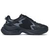 New MLB Curve Runner Low Top Casual Running Shoes Unisex Black 3ARNSPL4N-07BKS