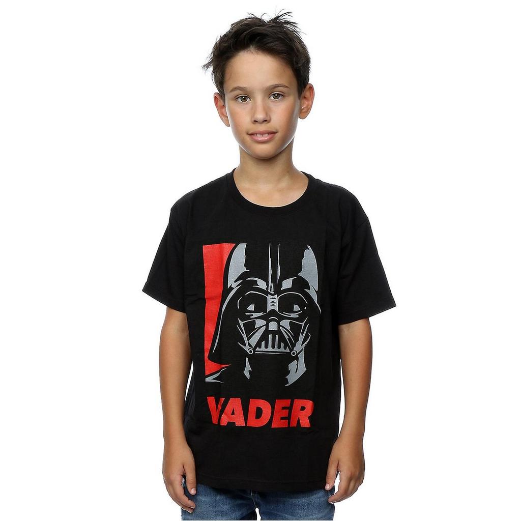 STAR WARS Boys Darth Vader Poster Cotton T-Shirt