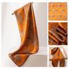 Camellia Print Mulberry Silk Square Scarf - Elegant Luxury Women's Accessory