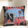 Pillow Cover Rush Band Vintage Pillow Case For Living Room Bed Chair Pillowcases