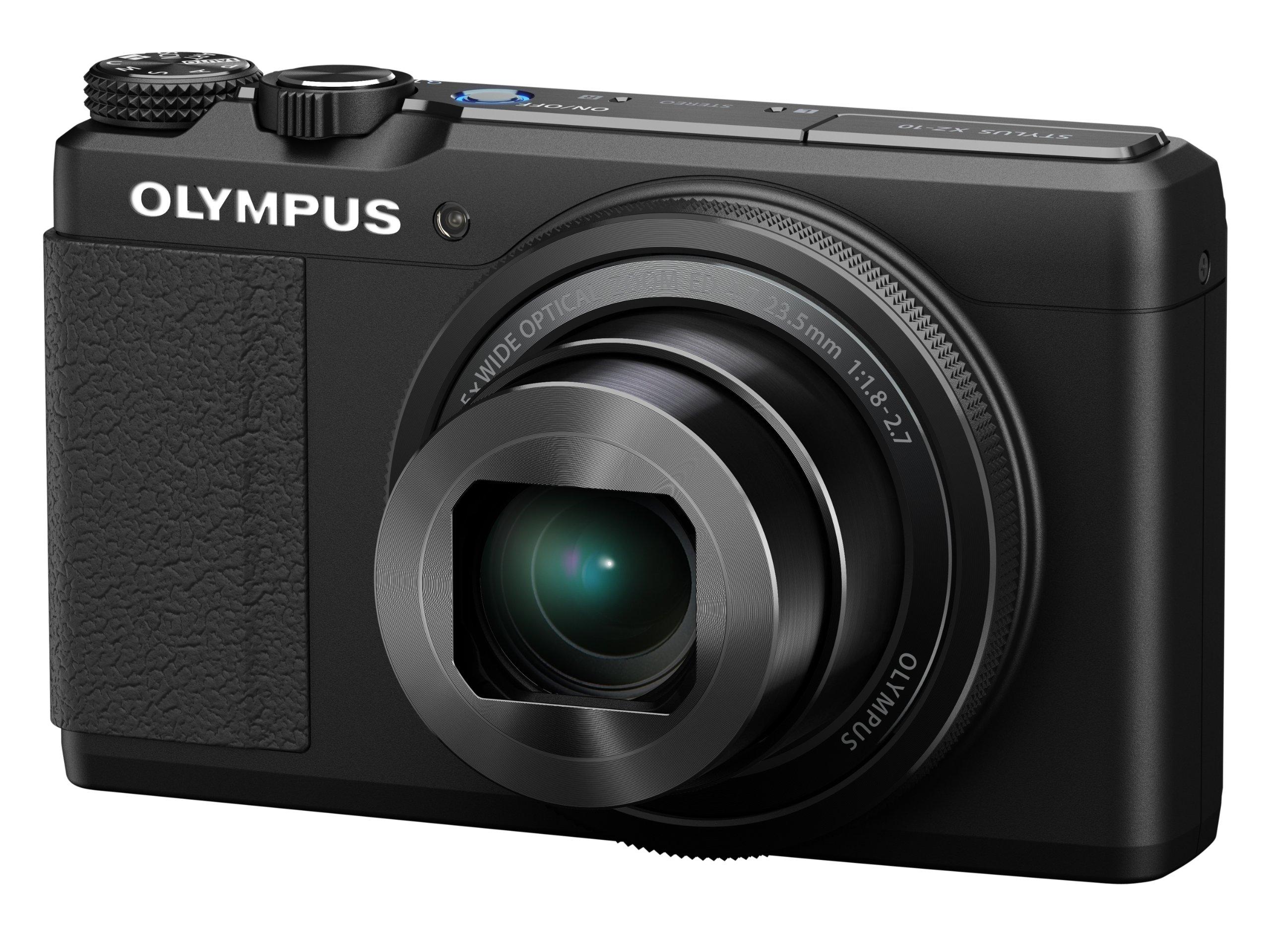 

Цифрова камера OLYMPUS STYLUS 12 мільйонів пікселів CMOS об’єктив чорний BLK XZ-10 із заднім підсвічуванням F1.8-2.7 XZ-10 чорний