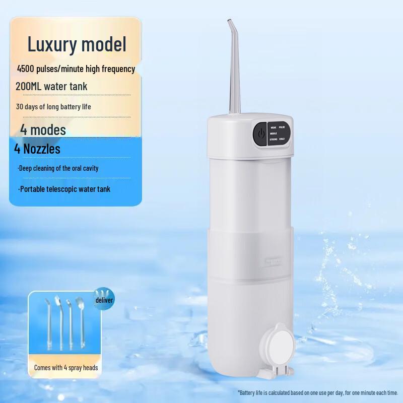 MiLing Portable Electric Water Flosser CN plug (adapter included)