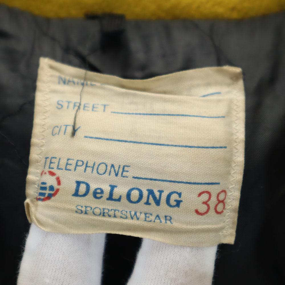 DeLONG 70s Vintage Sailor Star Long Sleeve Stajan 38 Navy System Men's Used