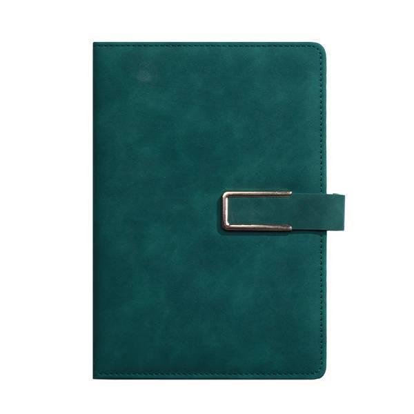 Premium Soft Leather Buckle Diary – Business Office Gift Set with Logo Imprint