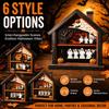 Layered Structure Halloween Haunted House Decoration  Tabletop Halloween Decor