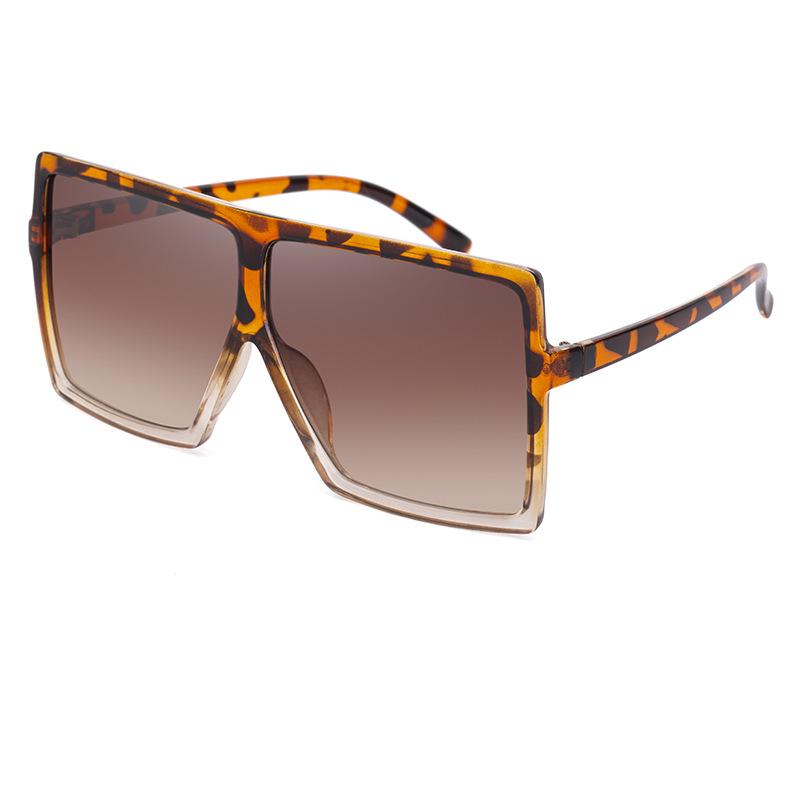 Women's Trendy Oversized Fashion Sunglasses - European & American Style