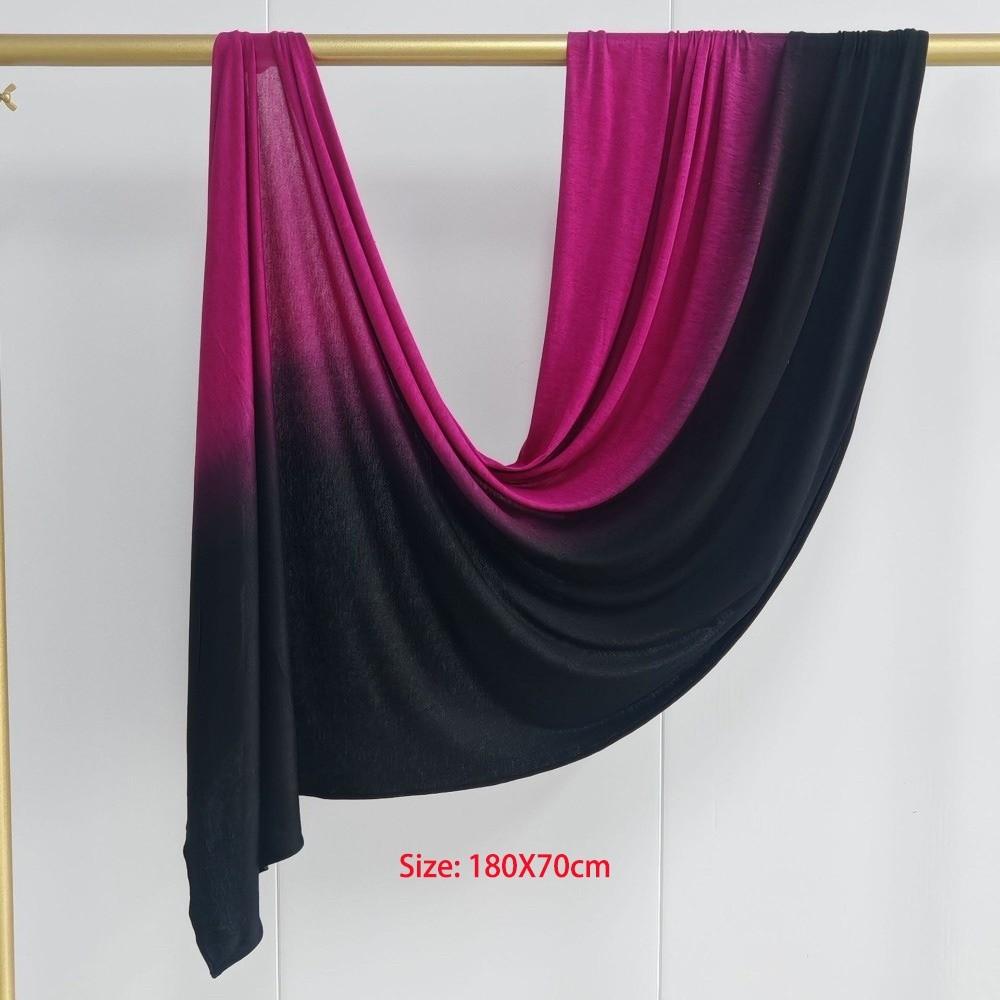 Breathable Fabric Muslim Hijab Scarf Soft Texture Stylish Bandana Breathable Hijab  For Women