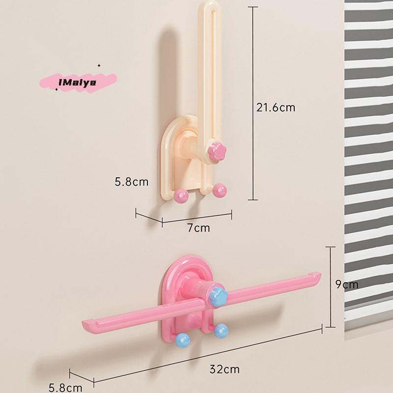 M-1Pc Plastic Hairband Storage Hook L-Shape Space Saving Hair Tie Display Holder Waterproof Scrunchies Storage Rack Kitchen