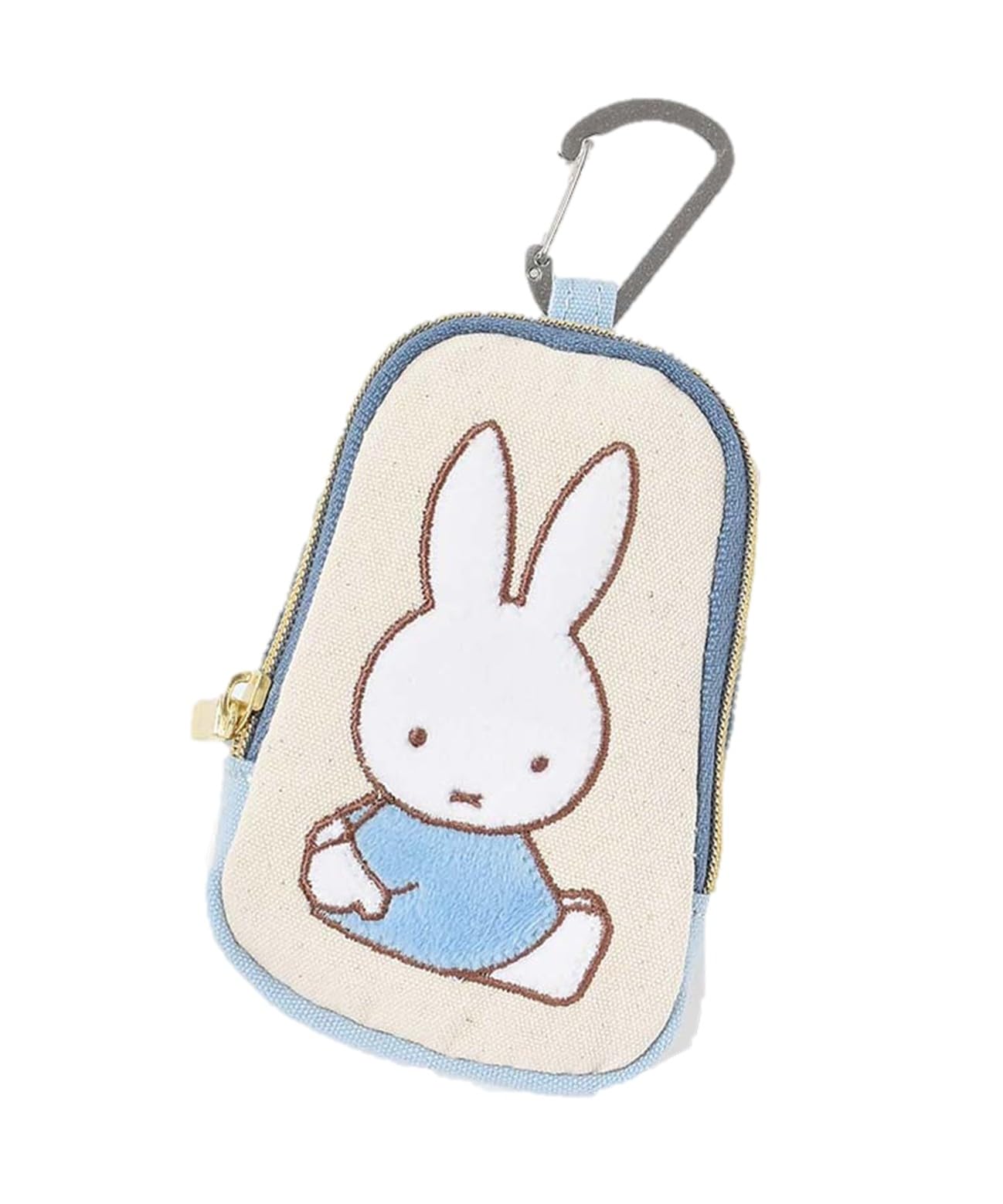 

Косметичка к 70-летию Миффи с аппликацией-карабином (синий) синий