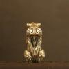 Messing Antik Eichhörnchen Desktop Ornamente Mikroschnitzerei Tee Haustier Kleine Kupferwaren
