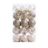 6cm Christmas Baubles Lightweight Design Plastic Material Unique Styles Versatile Applications Festive Events For Christmas Tree