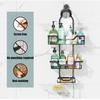 Bathroom Shampoo Bottle Storage Rack Hanging Shower Head Storage Rack Third Floor Made of Iron Wall Mounted Bathroom Shelf