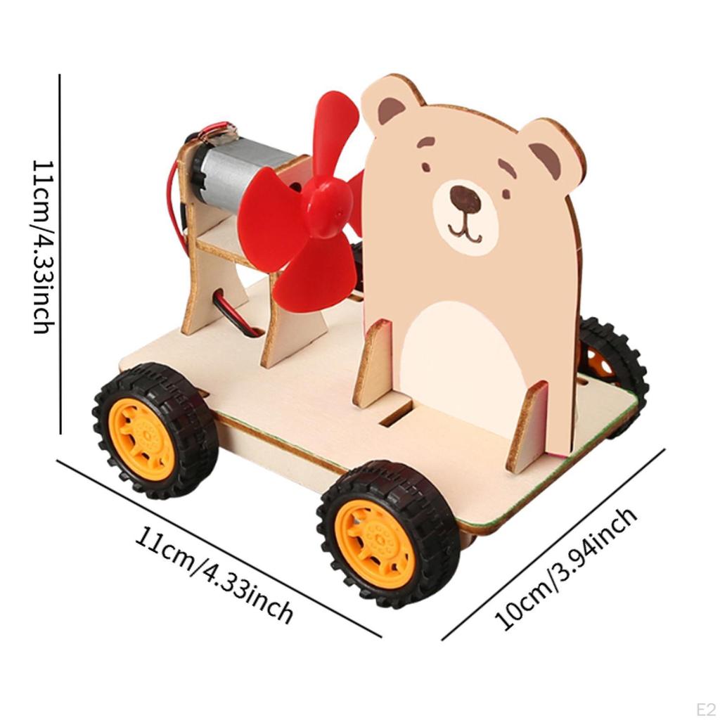 Action and Reaction Forces Car Model DIY Kits Educational Handmade Science Experiment Set Physics