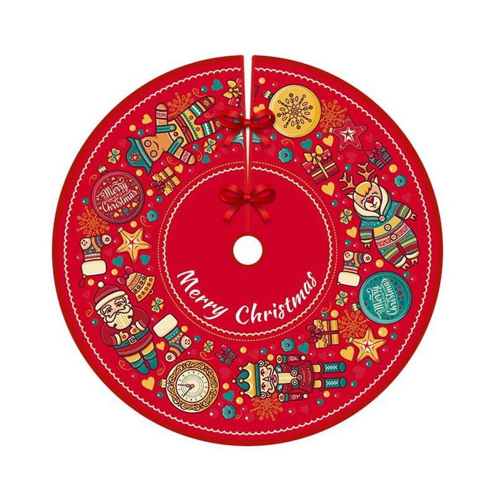 Party Decor Christmas Tree Skirt Merry Christmas Outdoor Blanket Carpet Floor Mat  Christmas