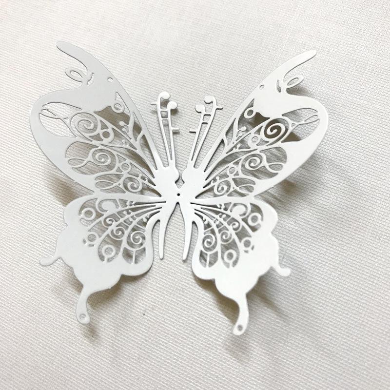 3D Realistic Decorative Butterflies - European Style Carved Scenes