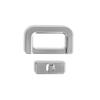 2PCS ABS Black Carbon Fiber Silver Storage Box Button Frame Cover Trim For KiA TASMAN 2025 2026 Accessories