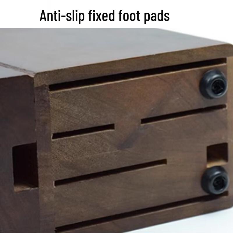 Moderner hölzerner Küchenmesserhalter