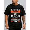 European Sizes Men'S Graphic T-Shirts Featuring a Little Sister Soccer Fan Design, Ideal for Summer Sports And Casual Wear. Perfect for Summer