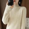 Women Sweater Turtleneck MODERN NEW SAGA Winter Knitted Pullover Autumn Soft Warm Wool Sweaters Knit Top Female Jumper