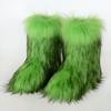 Fashion Fluffy Mid-calf Boots Winter Women Fashion Snow Boots Warm Cotton Shoes 2025 New