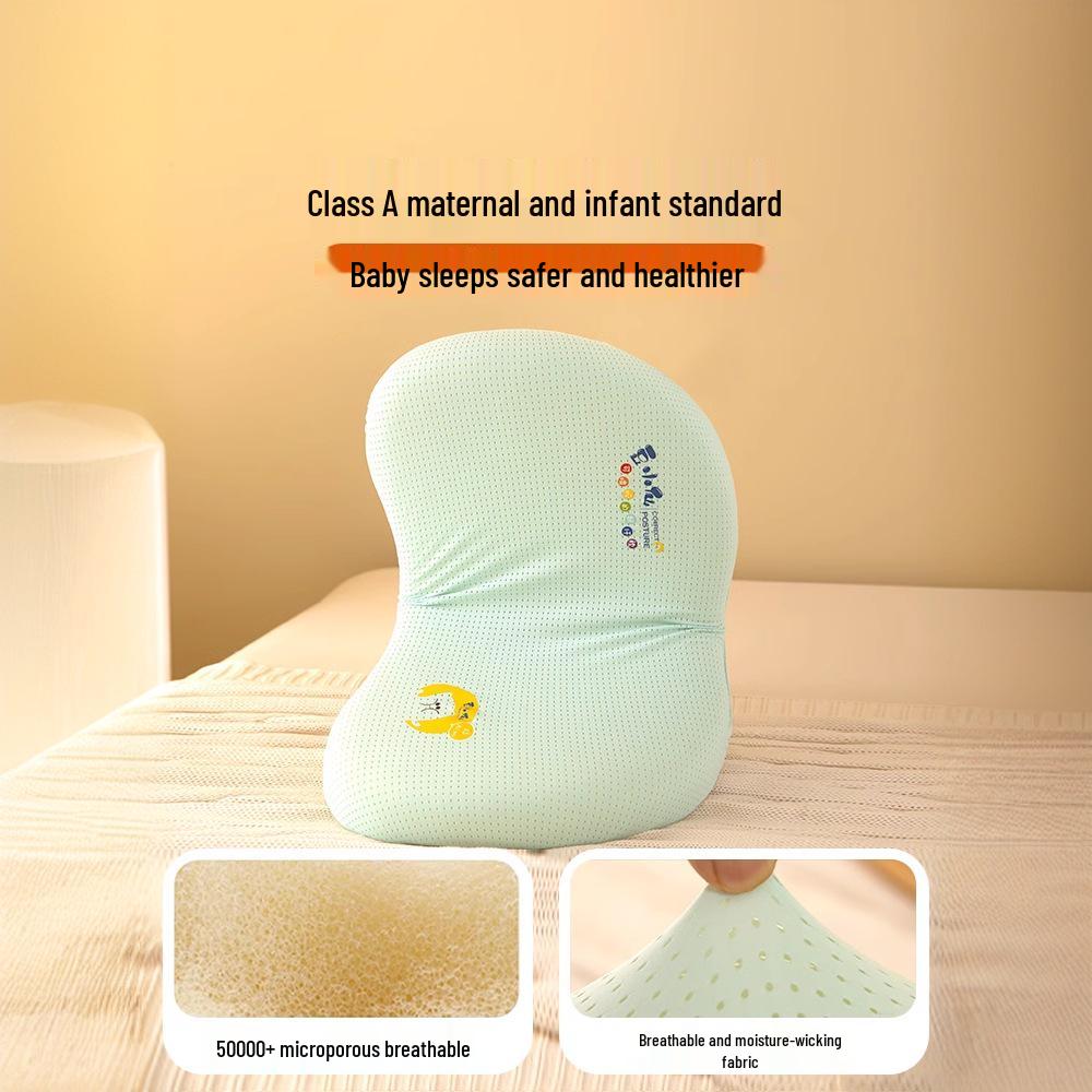 Children's Silicone Neck Support Pillow – Soft Sleep Aid for Ages 3+ (Set of 2)