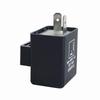 DEWHEL 12V 0.02A-10A 2-Pin CF-12 Automatic Electronic LED Flasher Relay Fix for Turn Signal Light Fast Hyper Flash