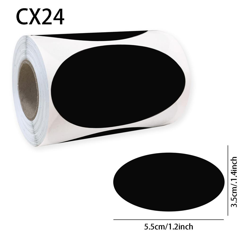 120Pcs/Roll 3 Styles Removable Blackboard Stickers Waterproof Chalkboard Labels 1.4*2.2in for Home & Kitchen