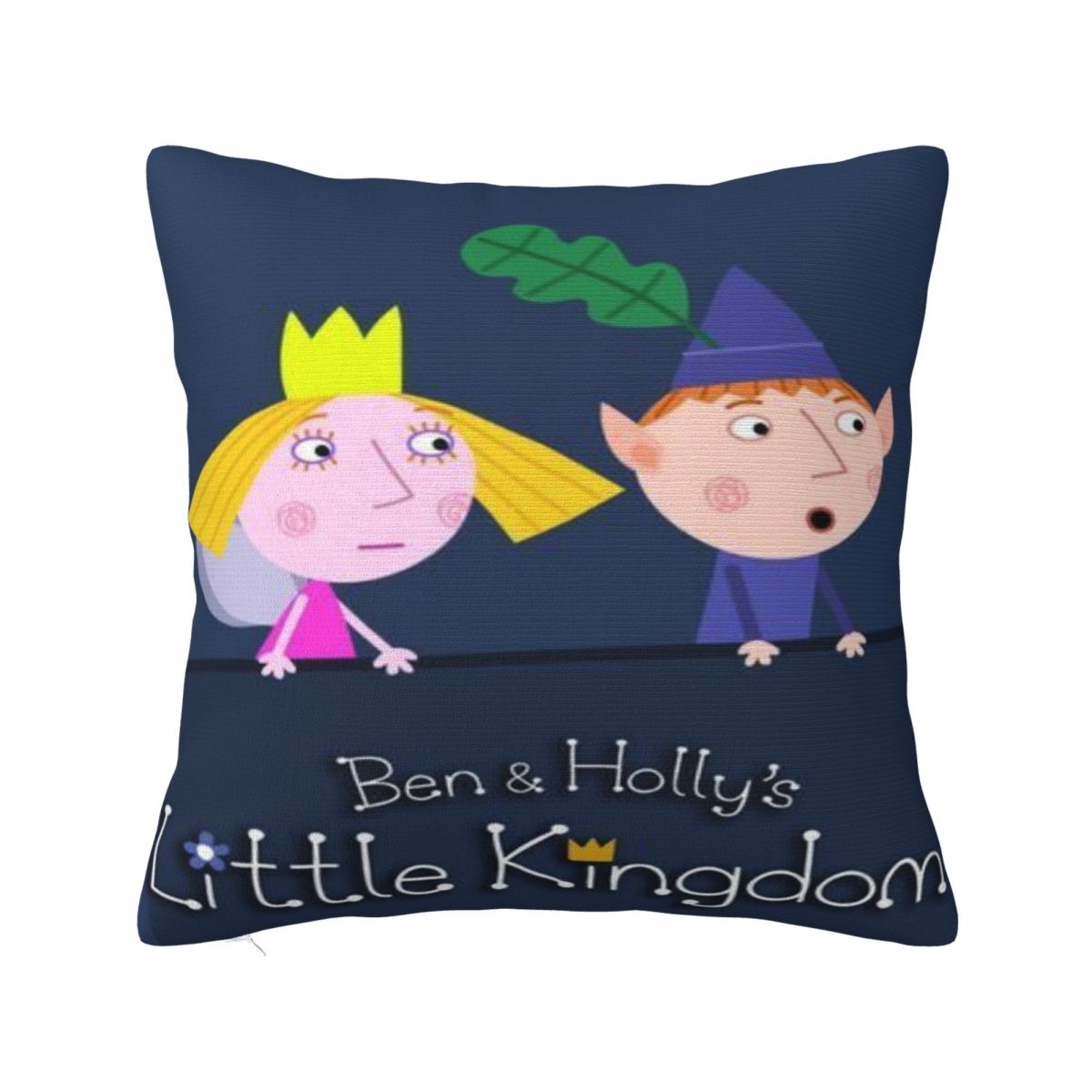 

Living Room Decor Ben And Holly s Kingdom Ben Y Holly Pillowcase Merch Pillow Cover Square Multiple Sizes 12x12Inch