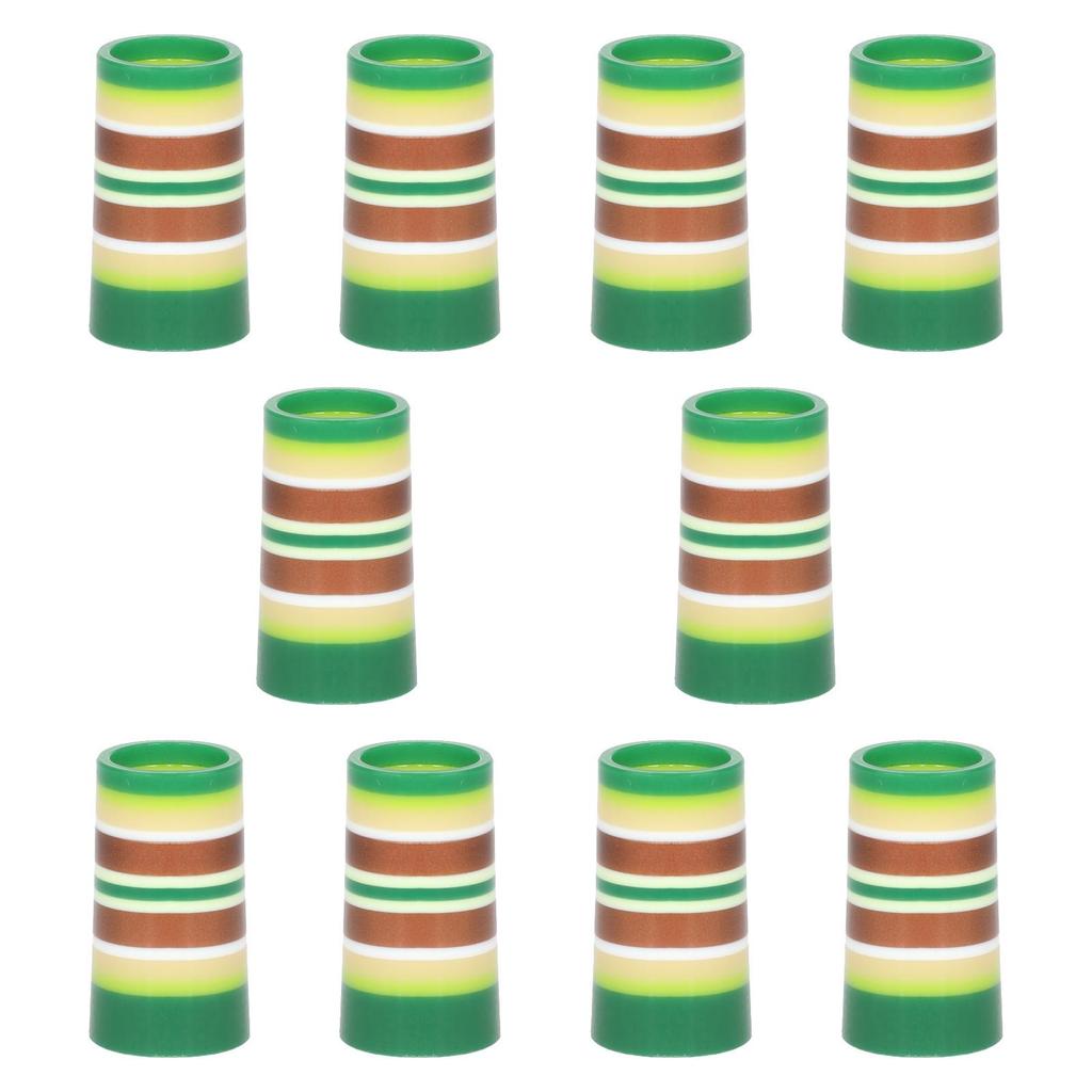 10 Stück Golf Eisen Ferrulen .370 Geschenke Golf Ferrulen Premium Ersatz Endkappen für Sport Outdoor Golfplatz Anfänger Erwachsene