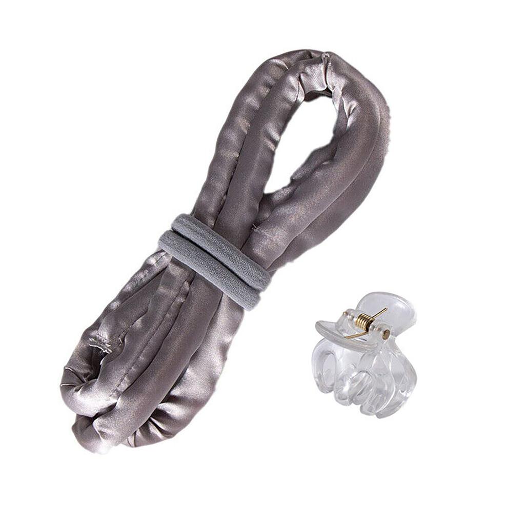 Heatless Wave Rod Headband No Heat Silk Curls Ribbon Soft Hair Rollers for Straight Hair and Curly Hair Type