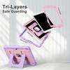 Kids Friendly Case for iPad 10.2 7th 8th 9th Heavy Duty Shockproof Protective Cover with Built-in Kickstand Funda