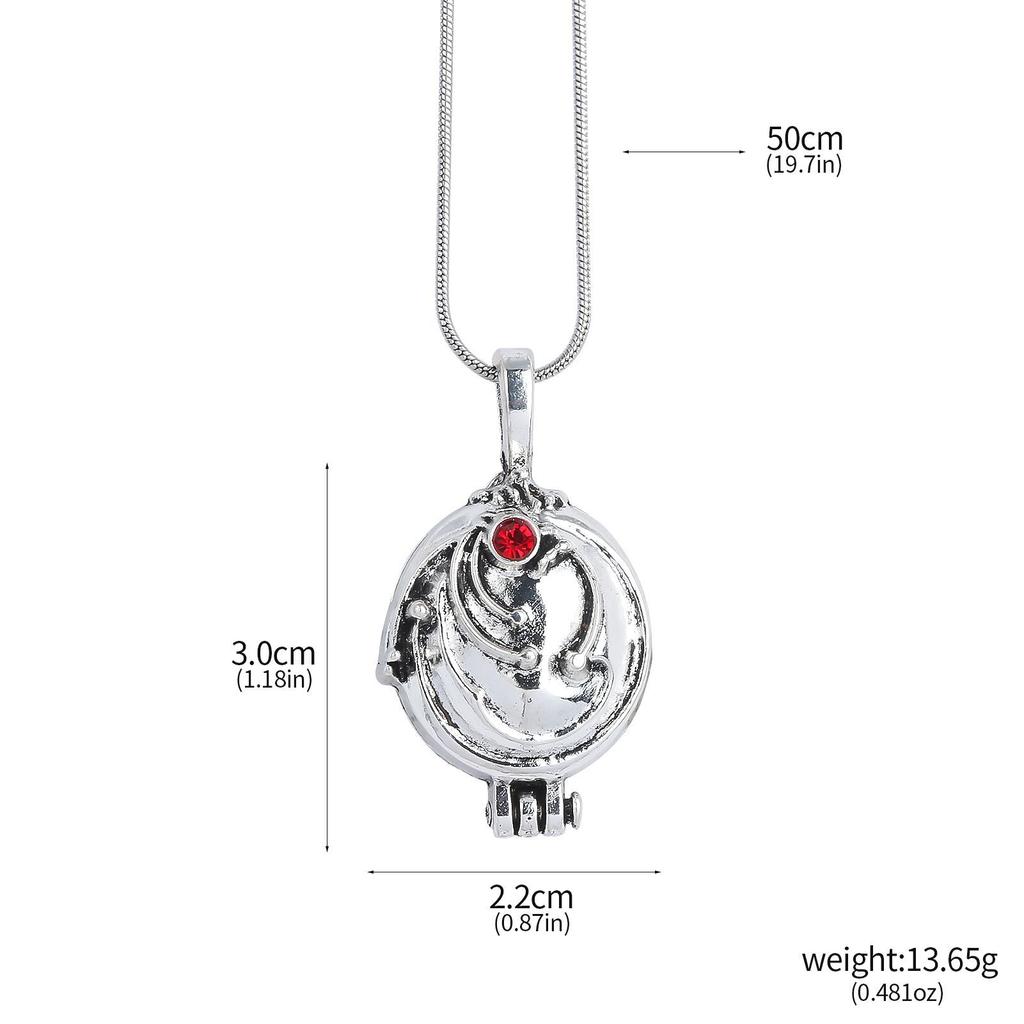 The Vampire Diaries Necklace Elena Gilbert Fashion Vervain Verbena Pendant Photo Locket Jewelry Men Women Christmas Party Gifts