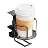 Desk Mounted Cup Holder with Headphone Hook Multifunctional Organizers Table Edge for Home Office Use