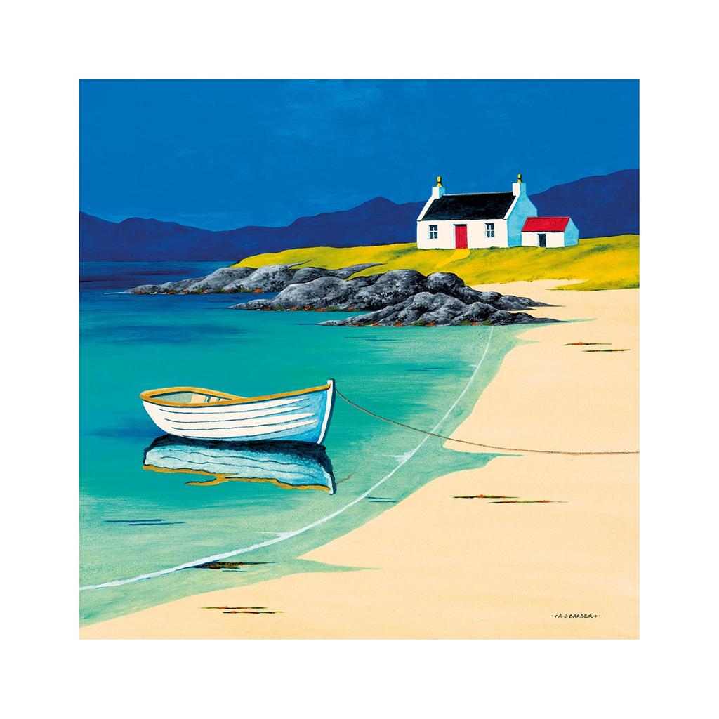 Anthony Barber Hebridean Fisherman´s Cottage Print