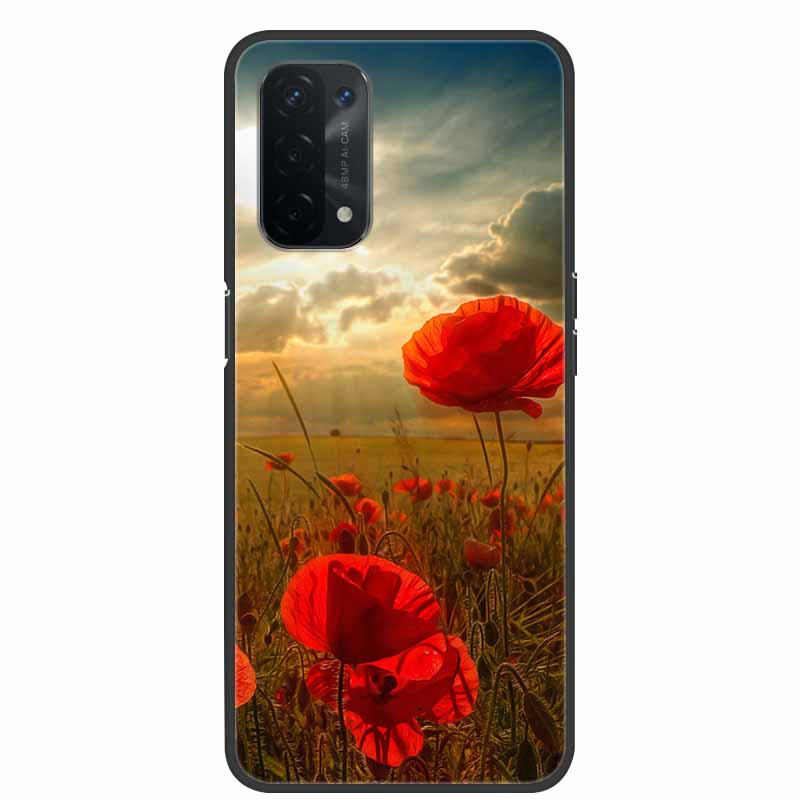 For Oppo A54 5G Case Marble Soft Silicone Back Case for Oppo A55 5G Phone Cover OppoA54 A54 A55 4G 5G 2021 Coque Funda Bag