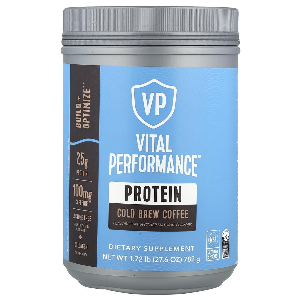 Vital Performance Protein, Cold Brew Coffee, 782G (1.72Lb)